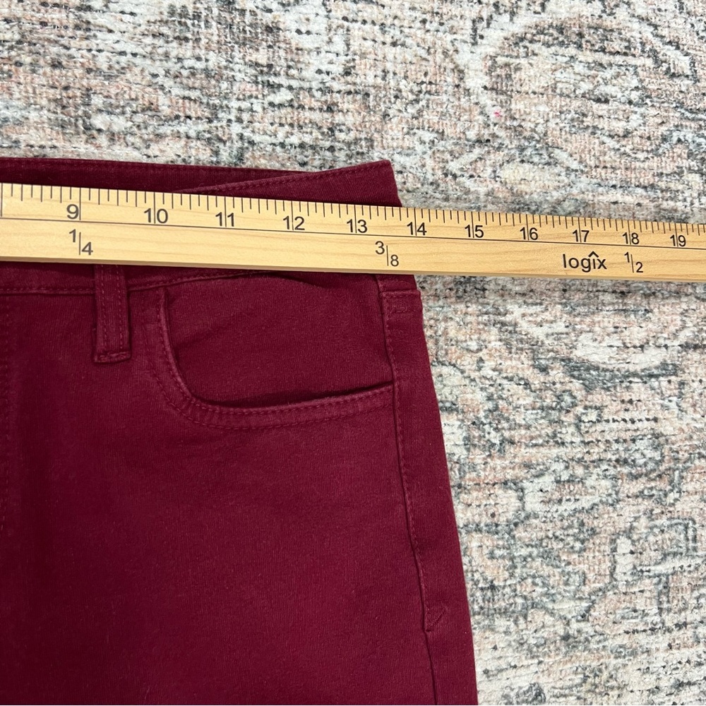 Kut From The Kloth Ultra Skinny Pants Size 2 Red Jennifer - Picture 14 of 15
